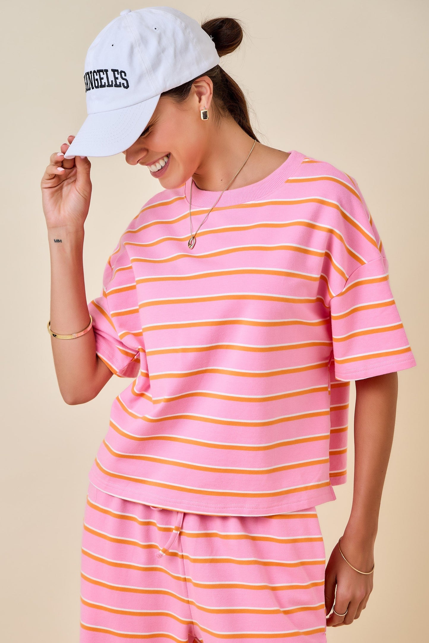 Stay Awhile Striped Top