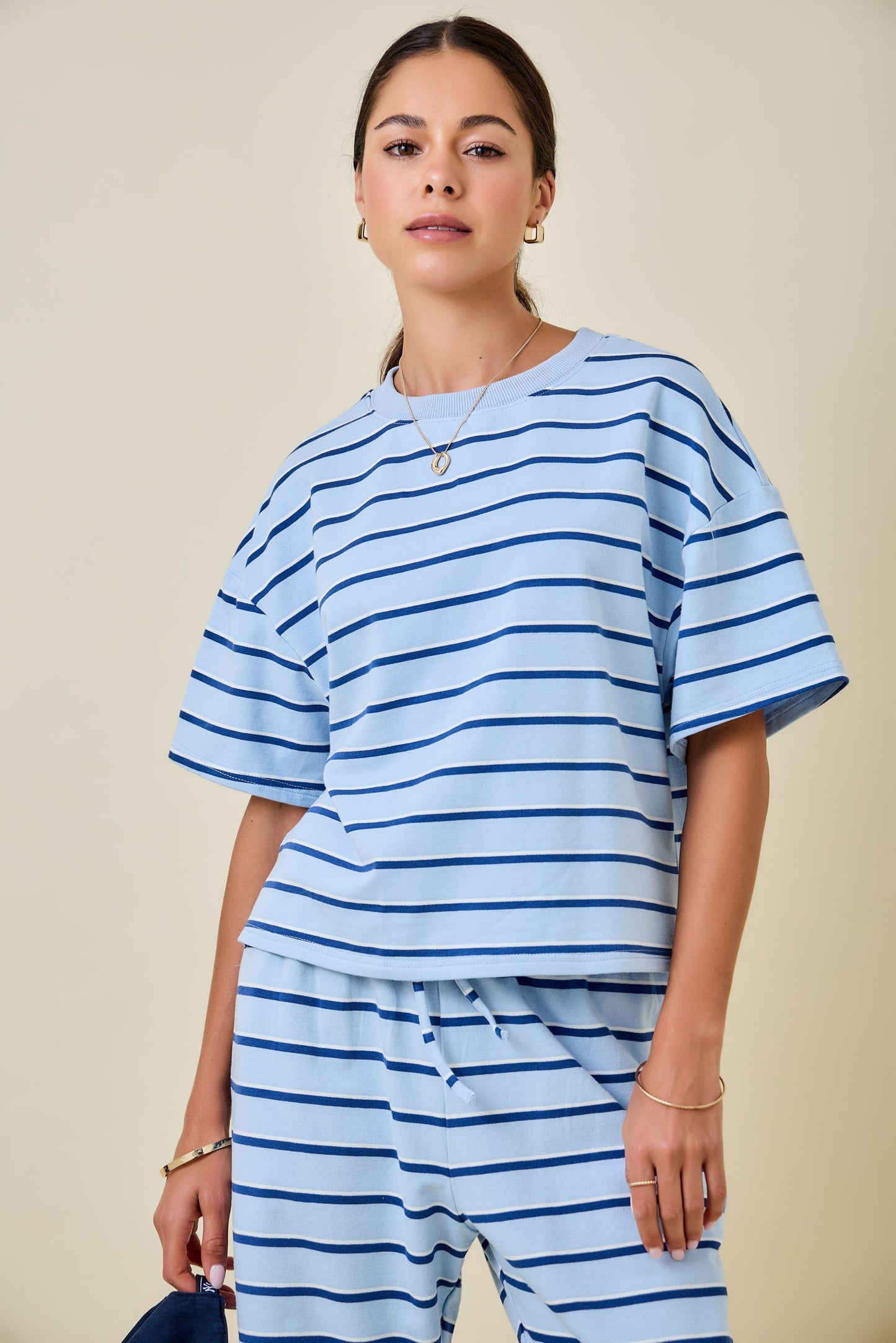 Stay Awhile Striped Top