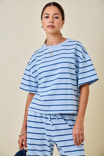 Stay Awhile Striped Top