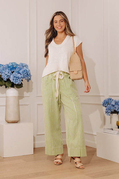Light And Airy Knit Top in Cream
