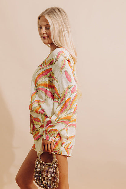 Resort Luxe Button Up Top