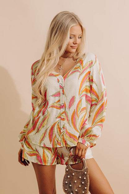 Resort Luxe Button Up Top