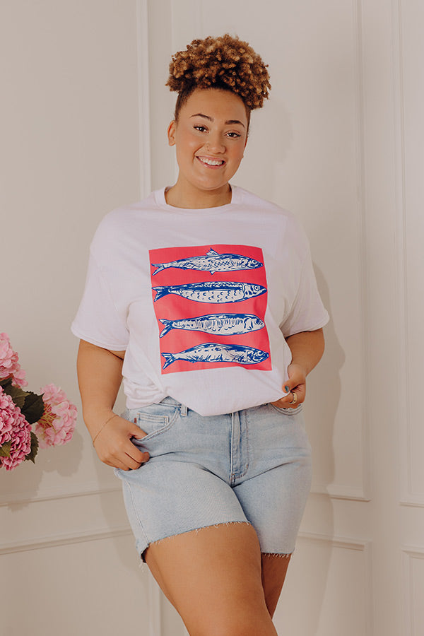Seaside Market Graphic Tee Curves