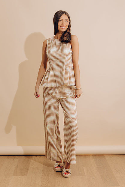 Checkered Charm Gingham Top