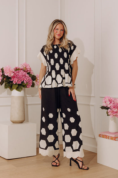 Metro City Muse Smocked Top