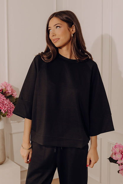 Instant Favorite Scuba Tee in Black