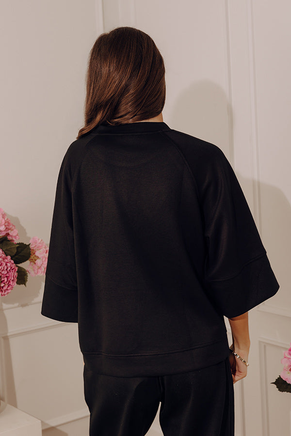 Instant Favorite Scuba Tee in Black
