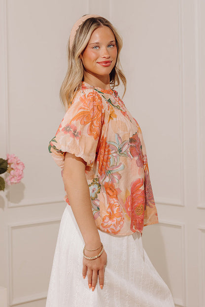 Brunch and Besties Floral Top