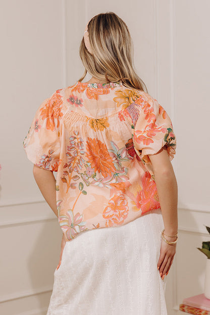 Brunch and Besties Floral Top