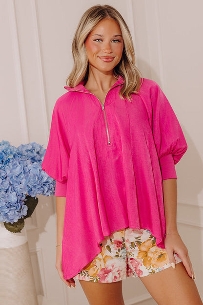 Upscale Chic Quarter Zip Top