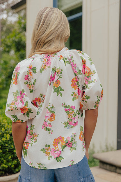 Sweet Court Floral Top
