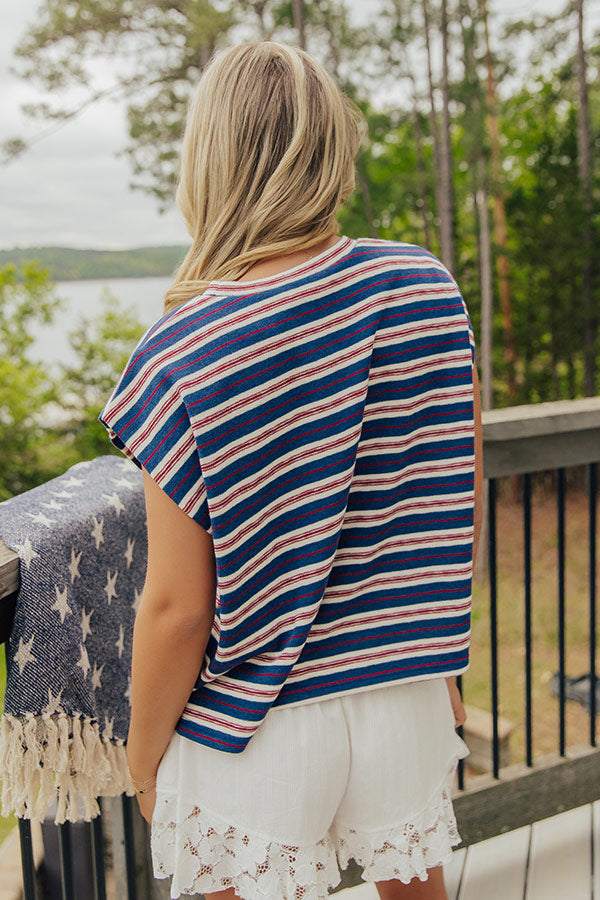 Lake Day Ready Stripe Tee