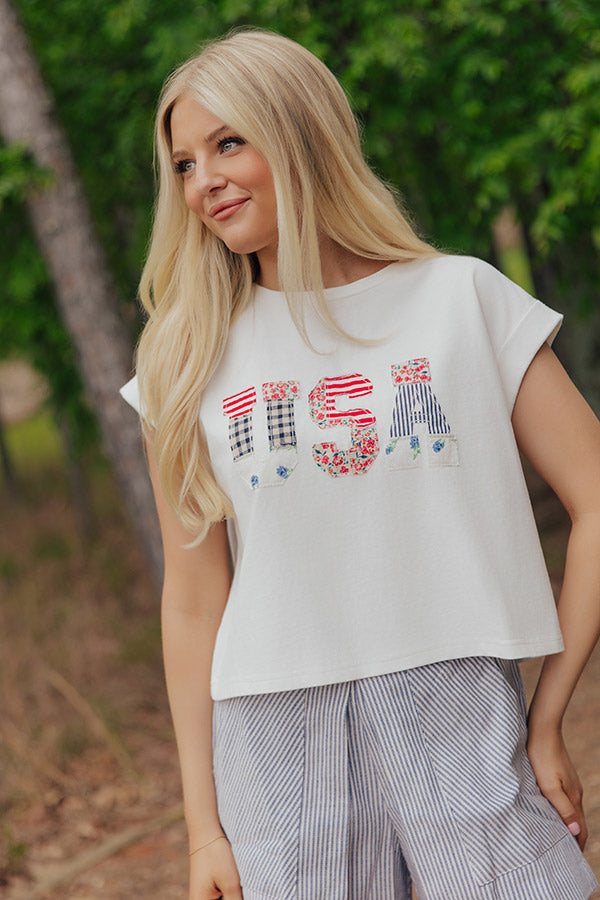All-American Cutie Patchwork Tee