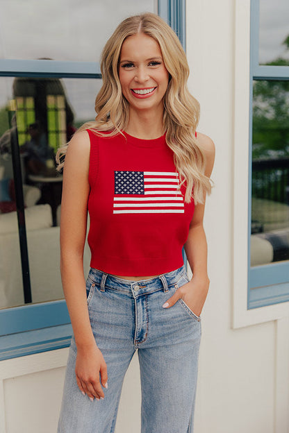 Fireworks and Freedom Knit Top