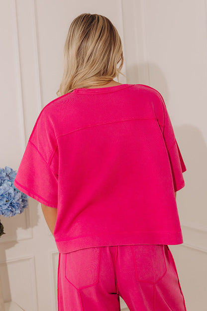 Soft Reset Oversized Crop Tee