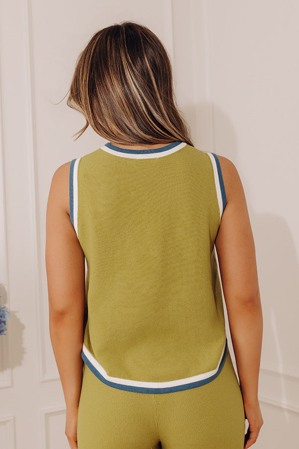 Vacay Plans Knit Top