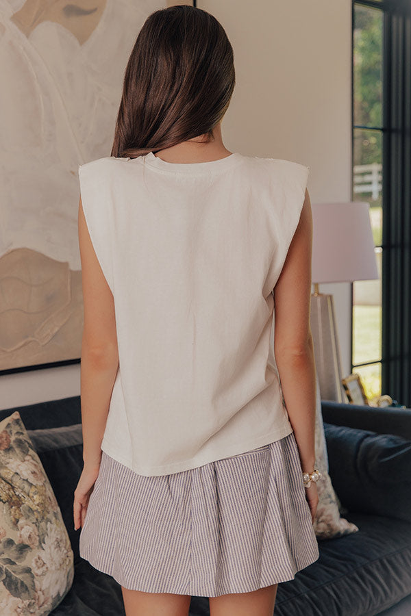 Feeling Posh Applique Embellished Top