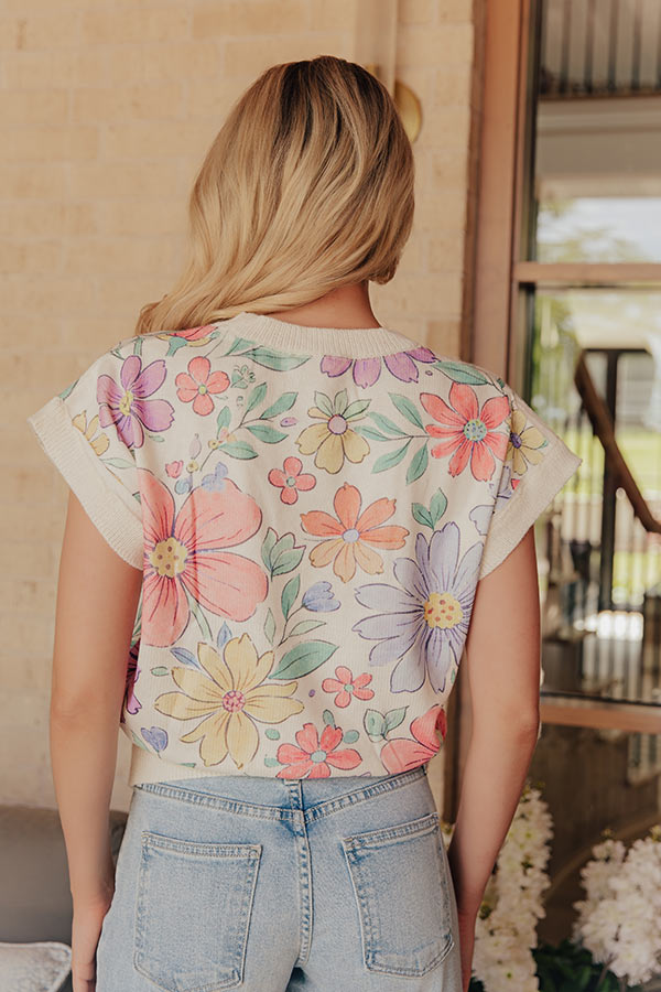 Daisy Lane Knit Sweater Top