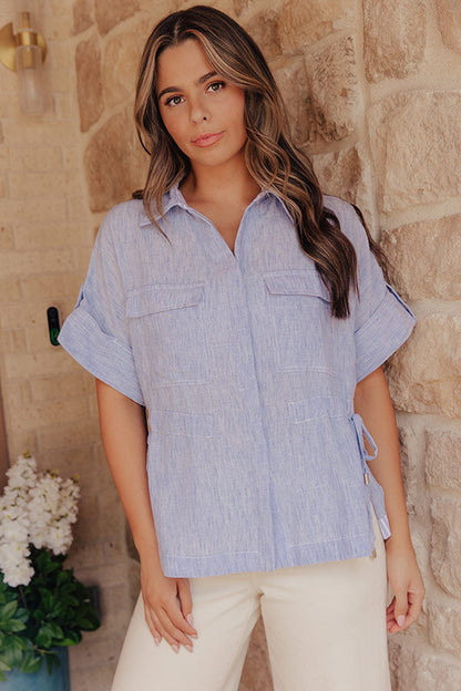 Dockside Darling Button Up Top