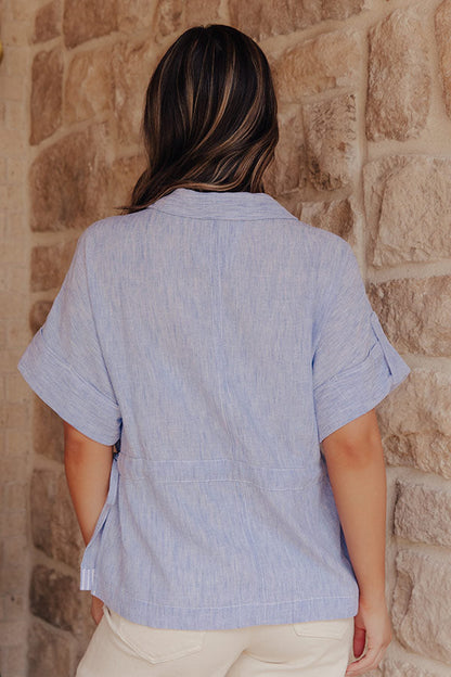 Dockside Darling Button Up Top