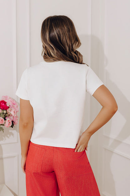 Effortless Muse Tee in White