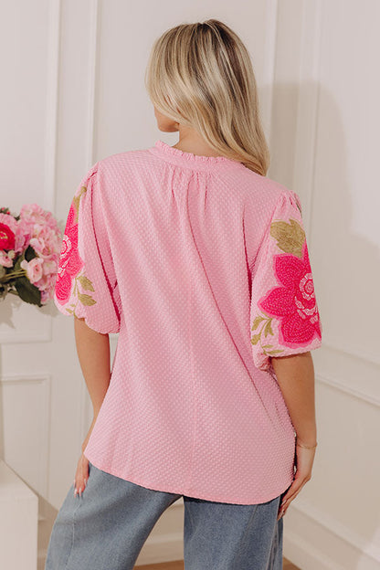 Blooming Beauty Embroidered Top