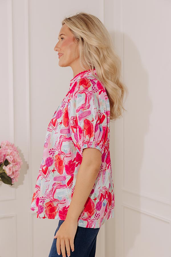 Bold Statement Watercolor Top