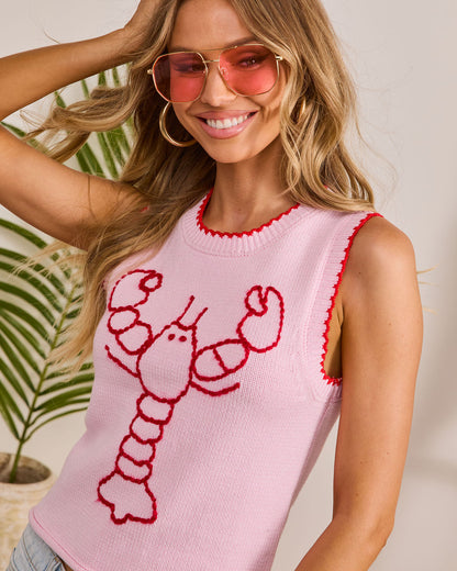 Catch of the Day Knit Lobster Sweater