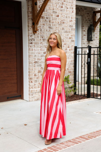 Hutcherson Dress - Red/Pink