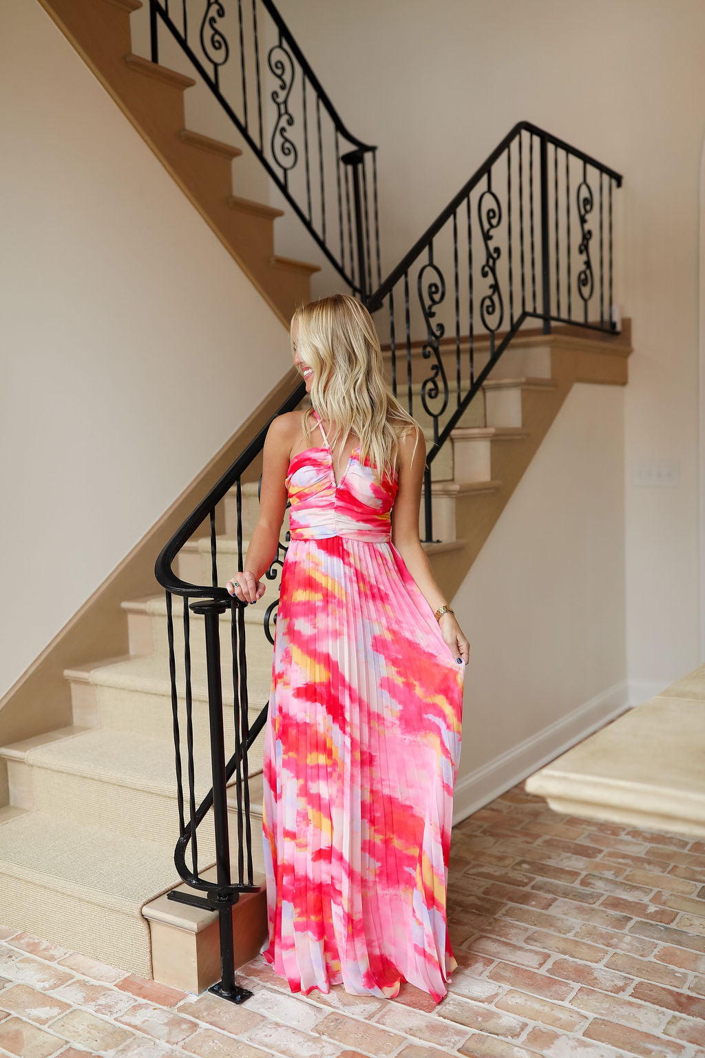 Brinkley Gown -Blush
