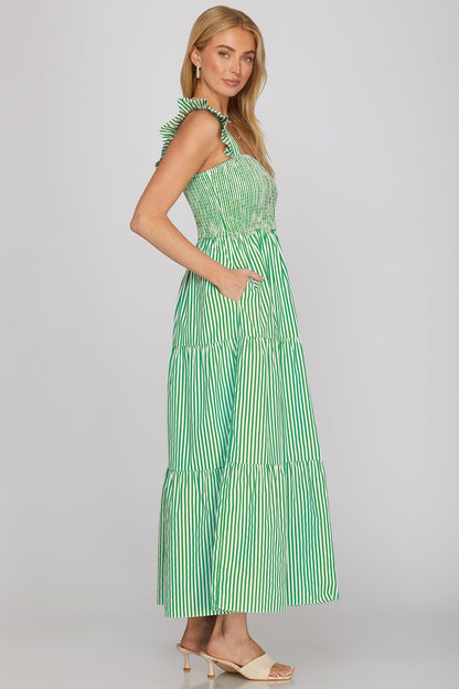 Simply Striped Maxi Dress