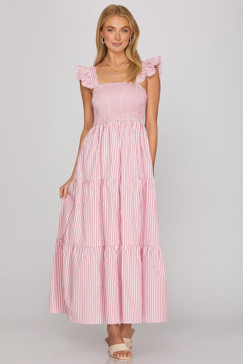 Simply Striped Maxi Dress