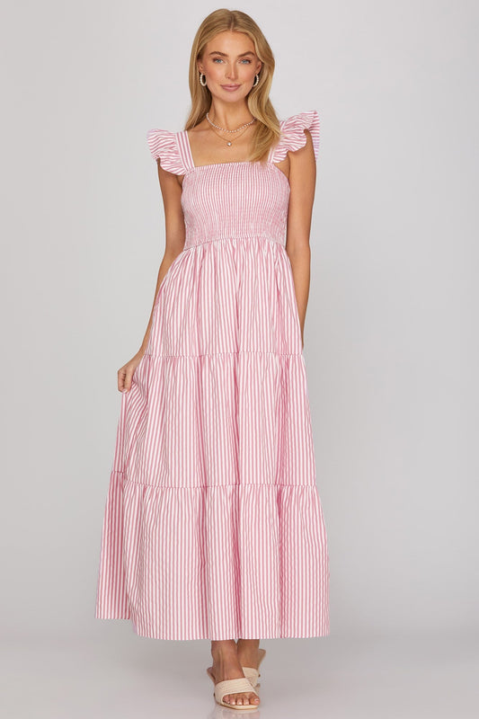 Simply Striped Maxi Dress
