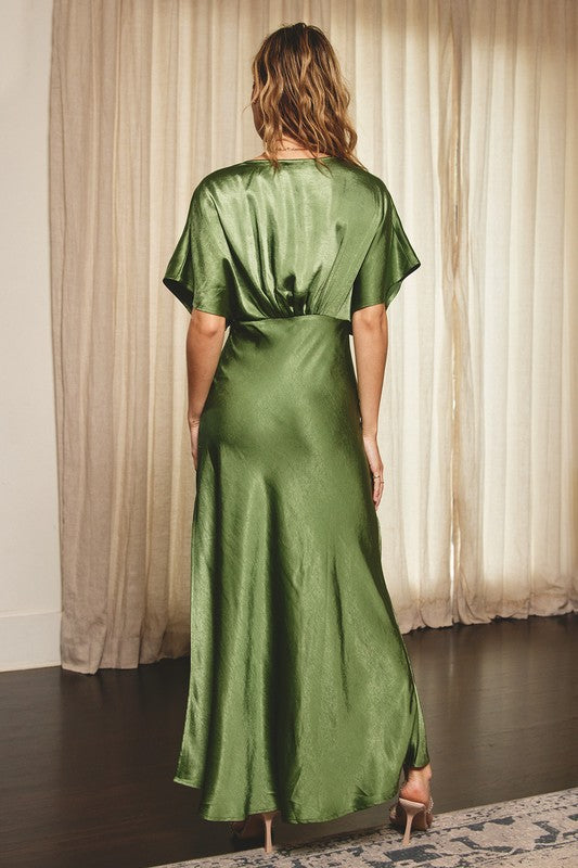 Secret Satin Maxi Dress