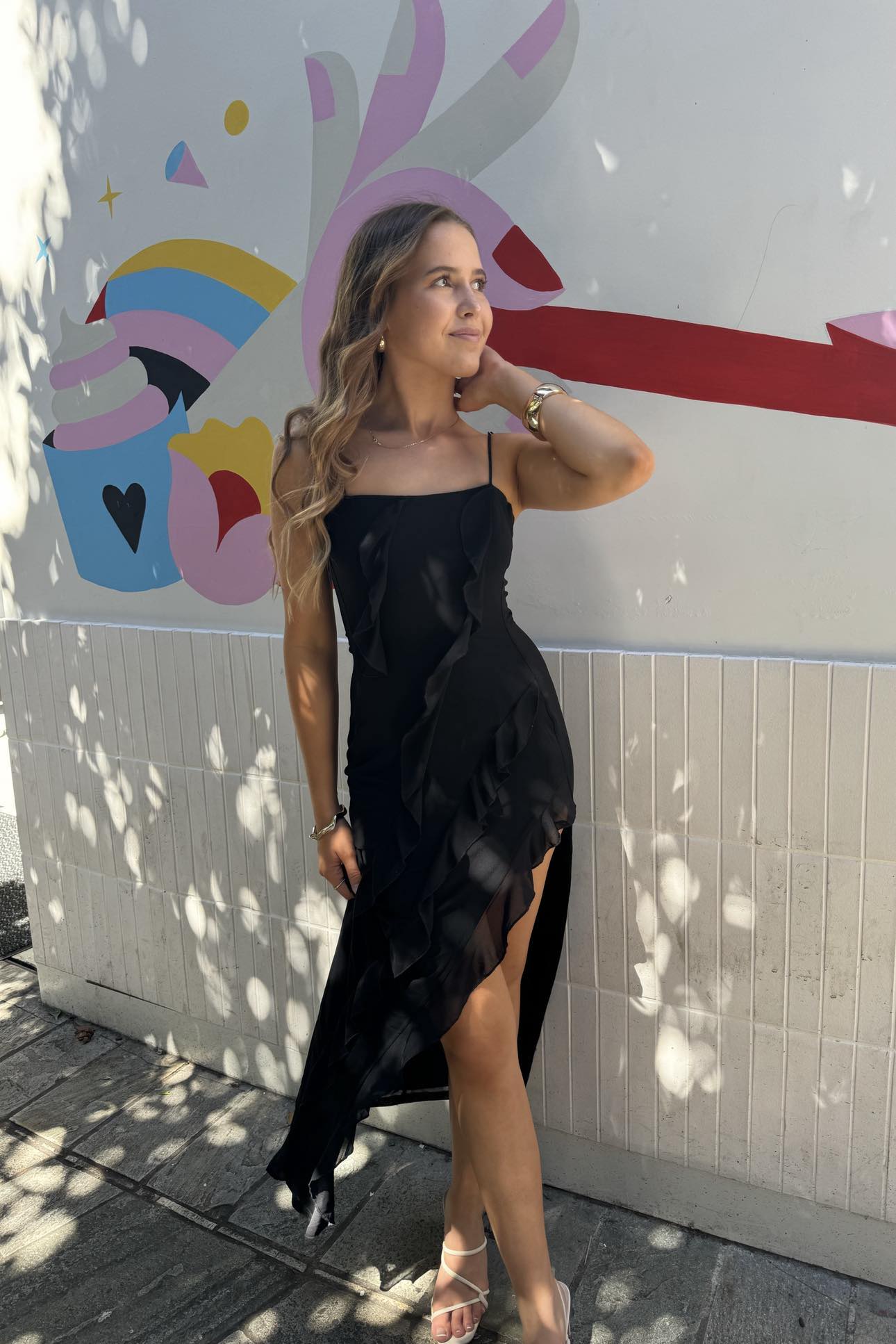 Cardona Maxi Dress - Black