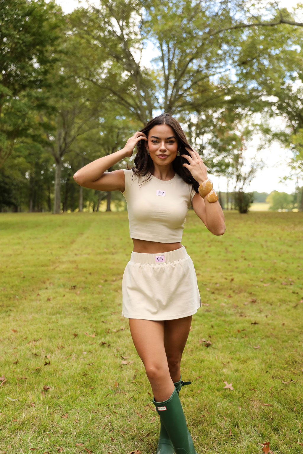 Lilly Mini Skirt - Vanilla Bean