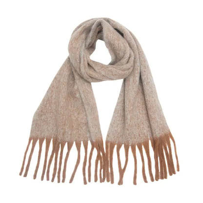Winter Soft Tassel Scarf