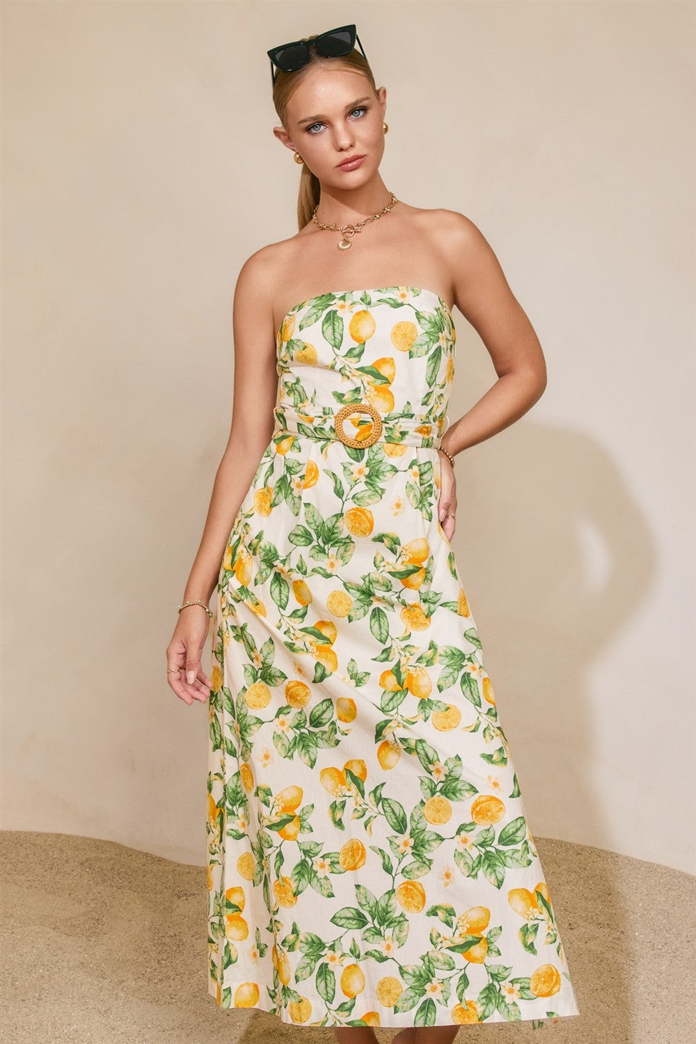 Sicilian Summer Midi Dress