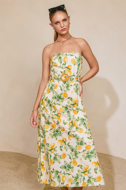 Sicilian Summer Midi Dress