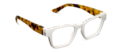 White Bernadette Reading Glasses +1.00