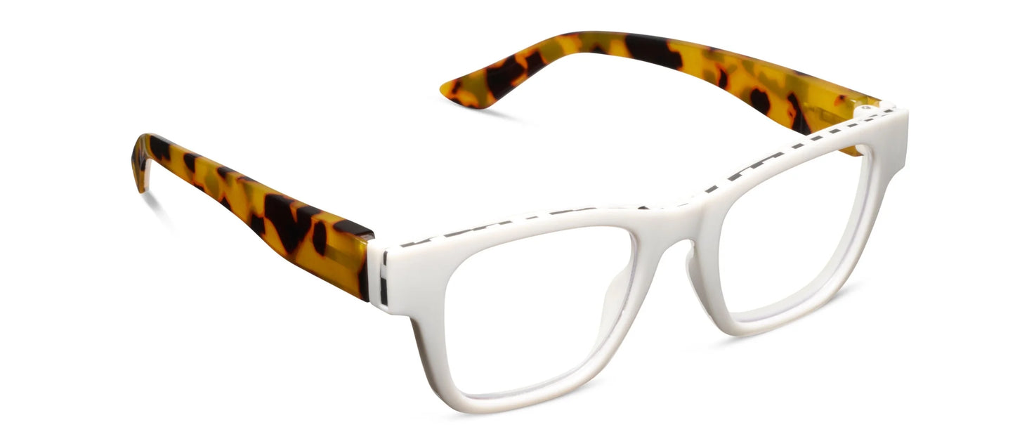 White Bernadette Reading Glasses +1.50