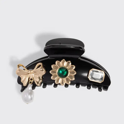 Vintage Black Claw Clip Set