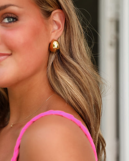 Dome Earring - Gold