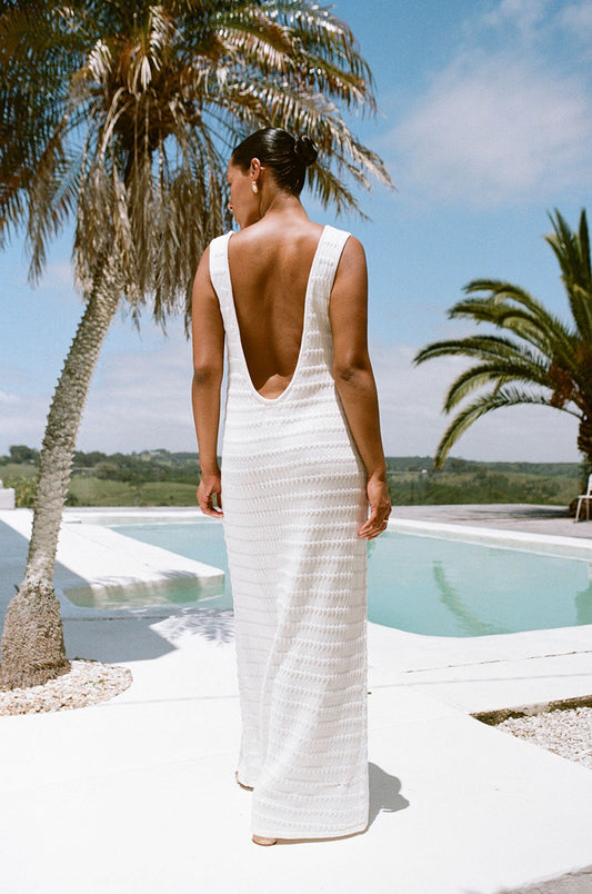 Charlee Dress - White