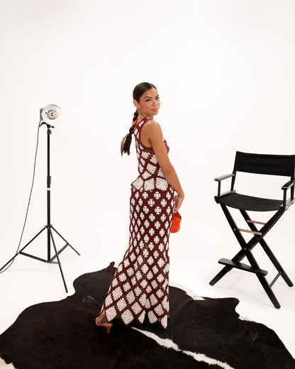 Lettie Maxi Skirt - Chocolate