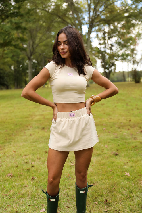 Lilly Mini Skirt - Vanilla Bean
