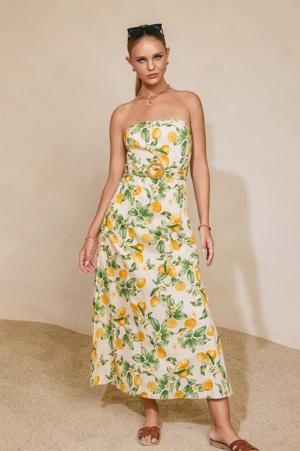 Sicilian Summer Midi Dress