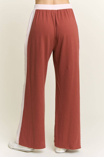 J.Her Washed Contrast Side Spring Lounge pants