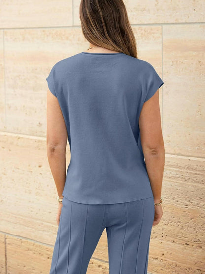 Best of Both Worlds Top and Pants Knit Set