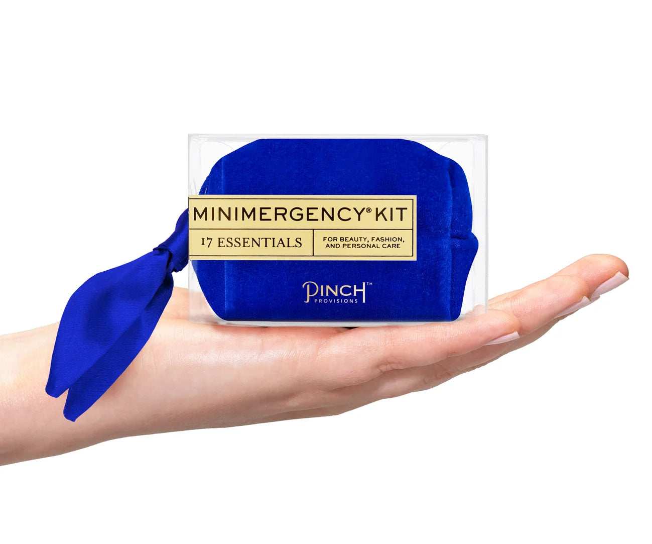 Velvet Scarf Minimergency Kit (Cobalt)